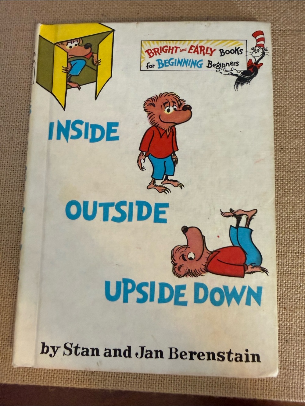 Dr. Seuss Inside Outside Upside Down Book - White, Blue, Red, Yellow